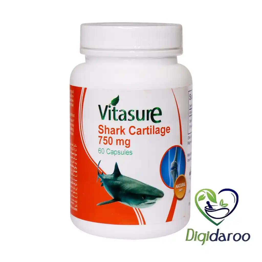 کپسول شارک کارتیلاج 750 میلی گرم ویتاشور 60 عددی — تصویر ۵