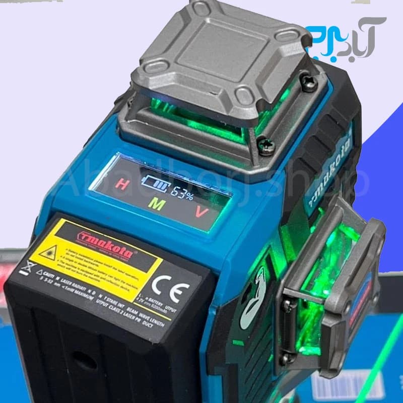 تراز لیزری 4بعدی ماکوتا مدل TM-16WF ( نور سبز ) — تصویر ۴