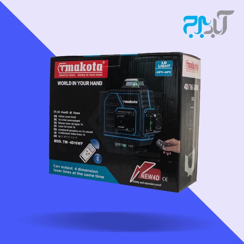 تراز لیزری 4بعدی ماکوتا مدل TM-16WF ( نور سبز ) — تصویر ۷