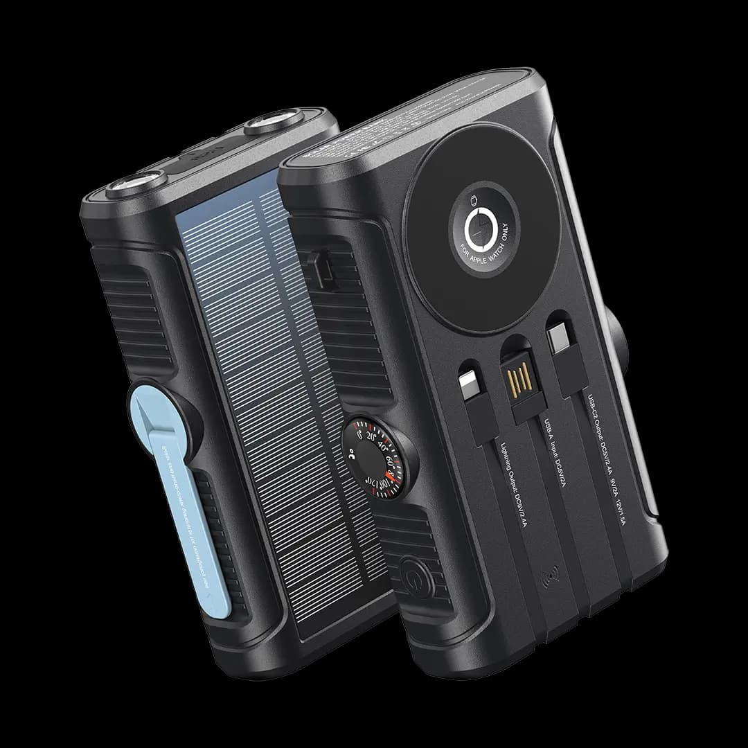 پاوربانک 20 وات سولار مگسیف پاورولوژی مدل HELIO LUX 2000MAH