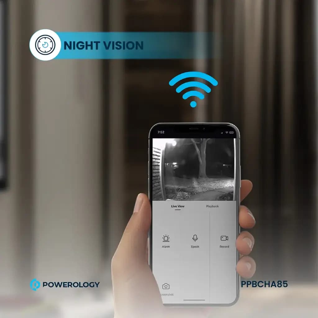 زنگ درب تصویری هوشمند پاورولوژی مدل DOORBELL — تصویر ۷