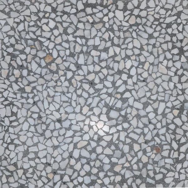 بهترین موزاییک پرسی سنگ درشت 40*40 با قیمت کارخانه تولید کننده برای حیاط سوله و سالن — تصویر ۵