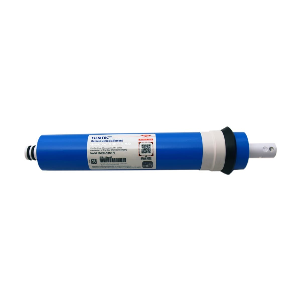 فیلتر ممبران 13 لایه 75 گالن ایرانی دستگاه تصفیه آب فیلم تک FILMTEC مدل TW30-1812-75