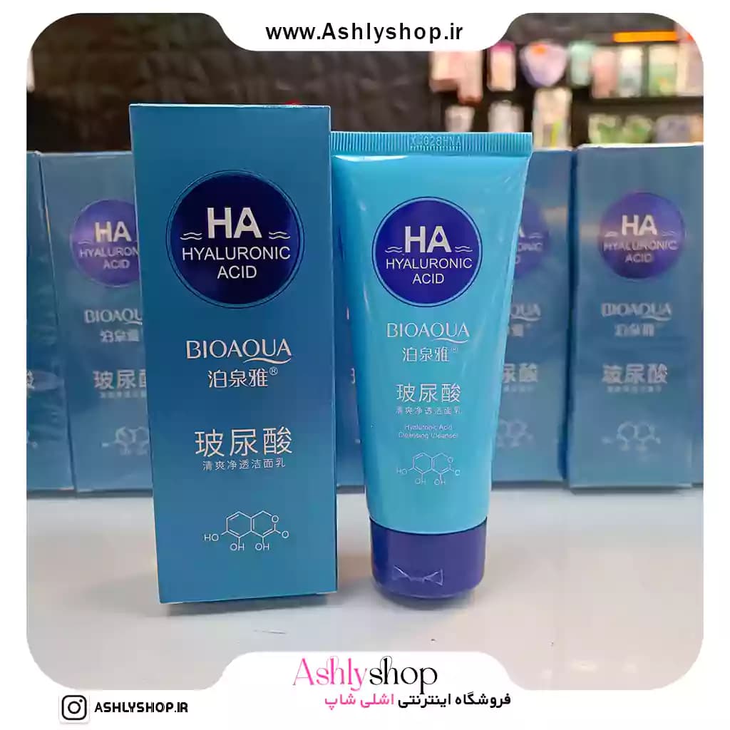 فوم شستشو هیالورونیک اسید بیواکوا | BIOAQUA — تصویر ۳