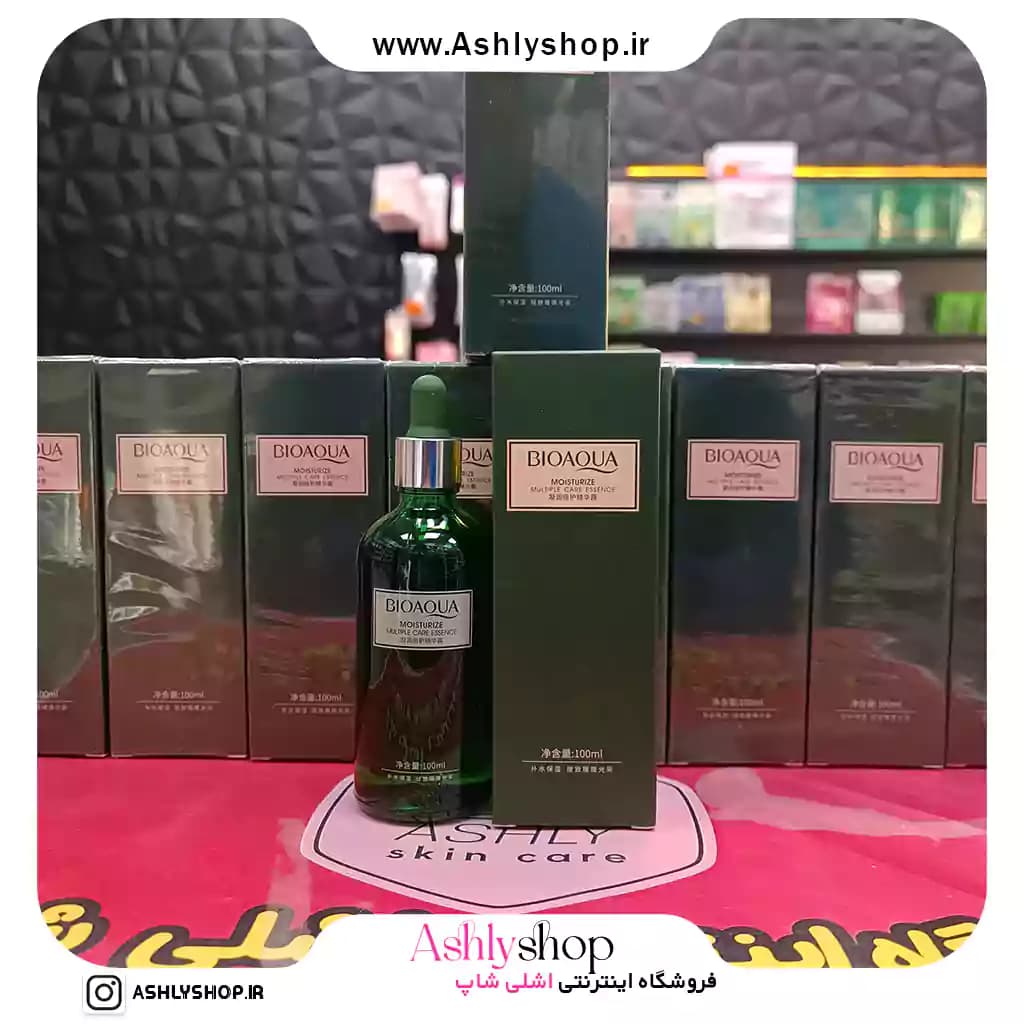 سرم چای سبز بیواکوا – شاداب‌کننده و ضد چروک پوست با عصاره طبیعی چای سبز — تصویر ۲