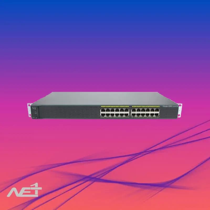 سوئیچ سیسکو مدل Cisco Catalyst 2960+24PC-L — تصویر ۳