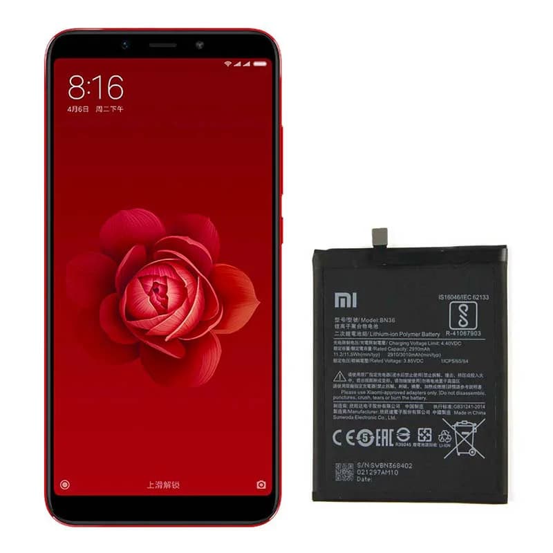باتری اصلی گوشی شیائومی می Mi 6X مدل BN36