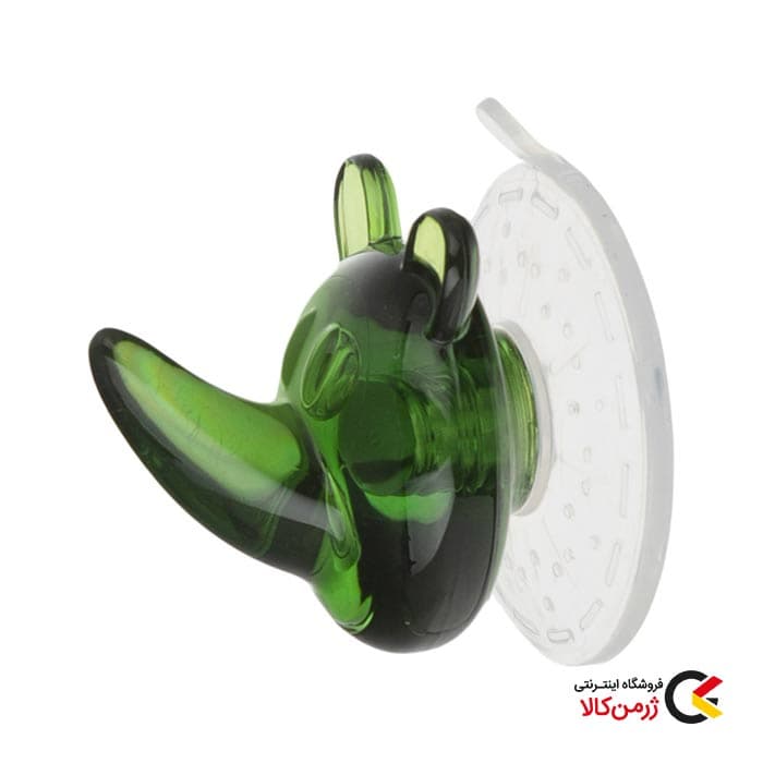 گیره آویز پلاستیکی مدل Ricco طرح عروسکی فانتزی به رنگ سبز