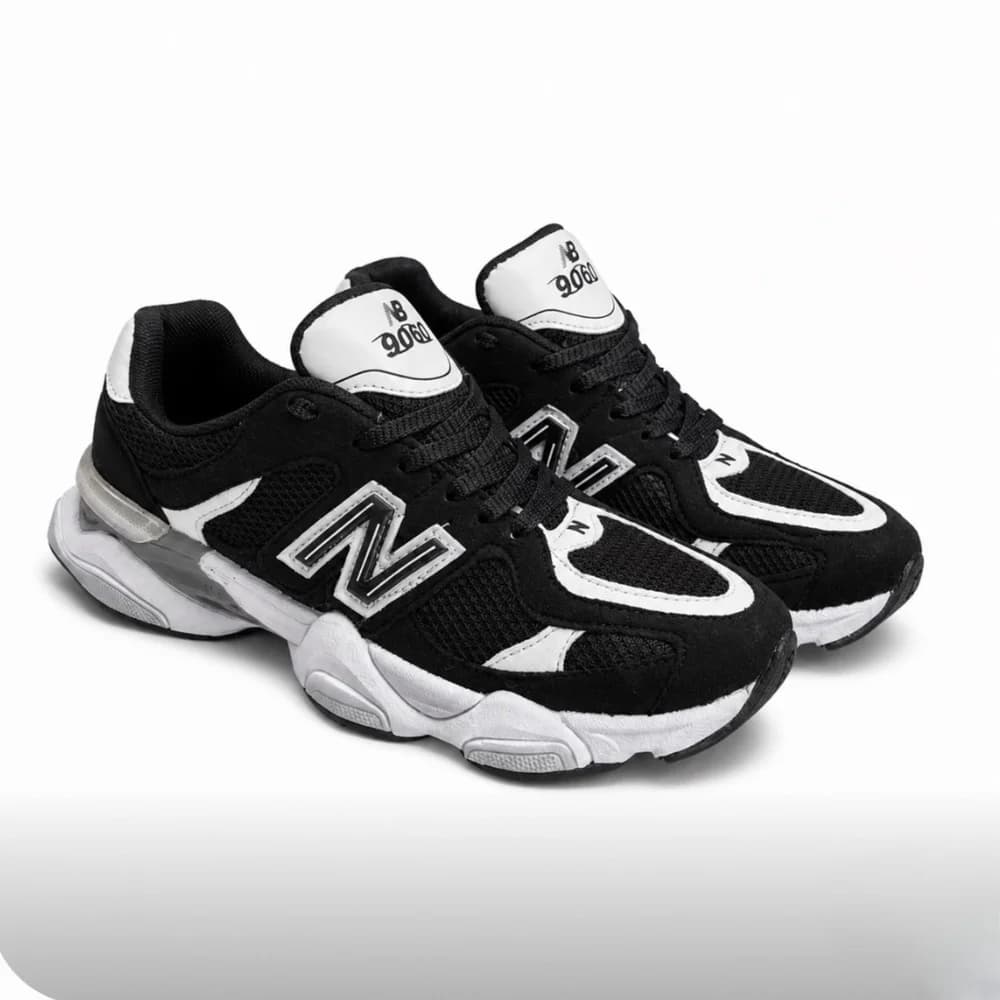 کتانی اسپرت مردانه رانینگ مدل نیوبالانس9060(newbalance)|سایز41-45|سفید-مشکی|کفدوخت|طبی — تصویر ۶