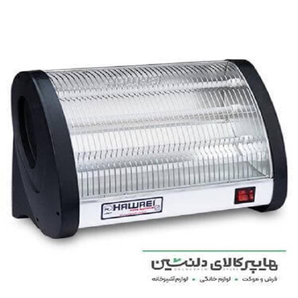 بخاري برقي 4 المنت هالوژني بدون فن 1600 وات مدل 1801 — تصویر ۵