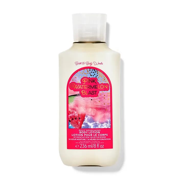 لوسیون بدن بث اند بادی ورکس مدل Pink Watermelon Blast حجم ۲۳۶ میلی‌لیتر — تصویر ۴