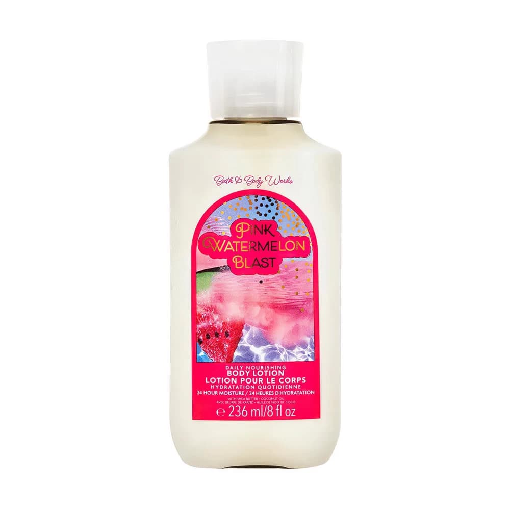 لوسیون بدن بث اند بادی ورکس مدل Pink Watermelon Blast حجم ۲۳۶ میلی‌لیتر — تصویر ۳