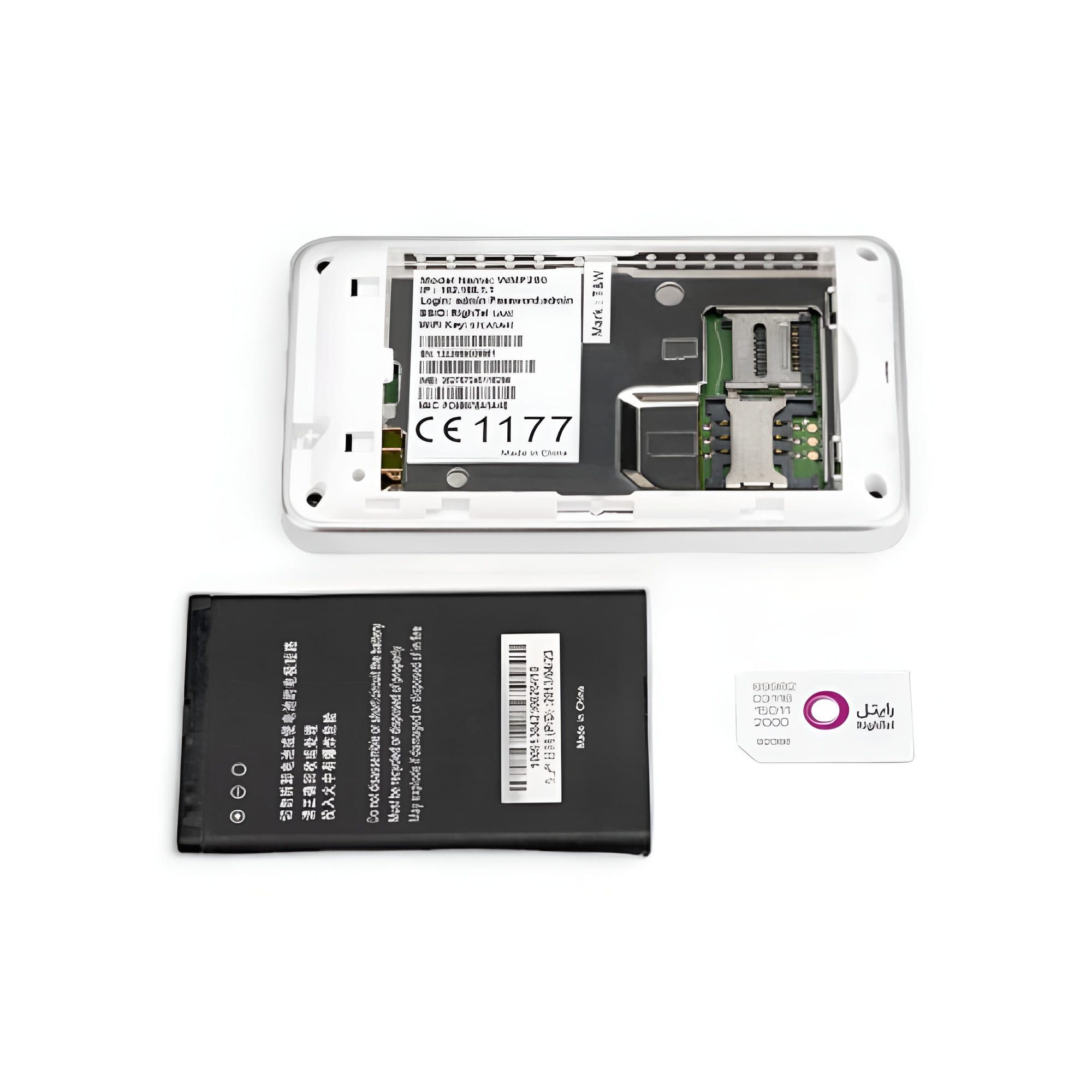 مودم 3,75G قابل حمل رایتل مدل WMF-280 به همراه سیم کارت رایتل 5 گیگ یک ماهه — تصویر ۸