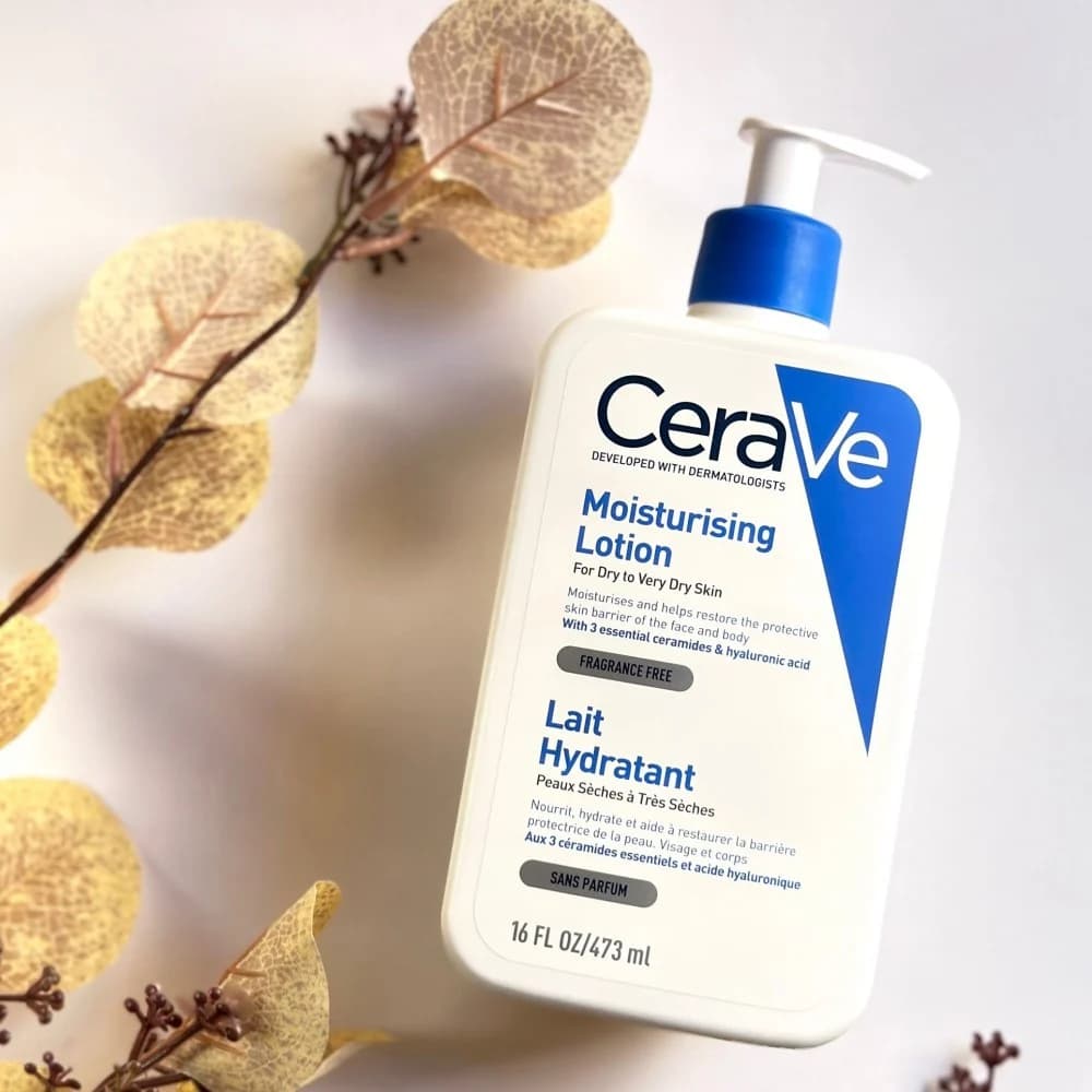 لوسیون کرم مرطوب‌کننده سراوی CeraVe Moisturizing Lotion حجم 473 میل — تصویر ۴