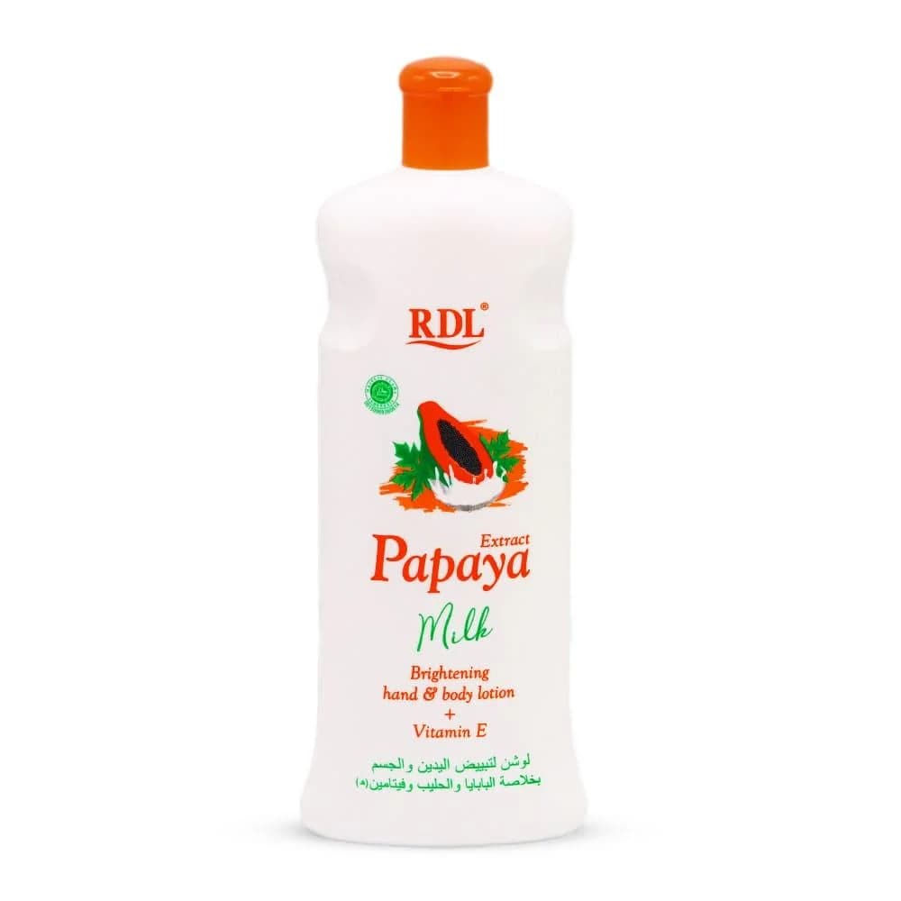 لوسیون سفیدکننده دست و بدن RDL مدل Papaya حجم 600 میل