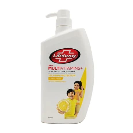 شامپو بدن آنتی باکتریال لایف بوی رایحه لیمو Lifebuoy Lemon Fresh حجم 1000میلی لیتر — تصویر ۴