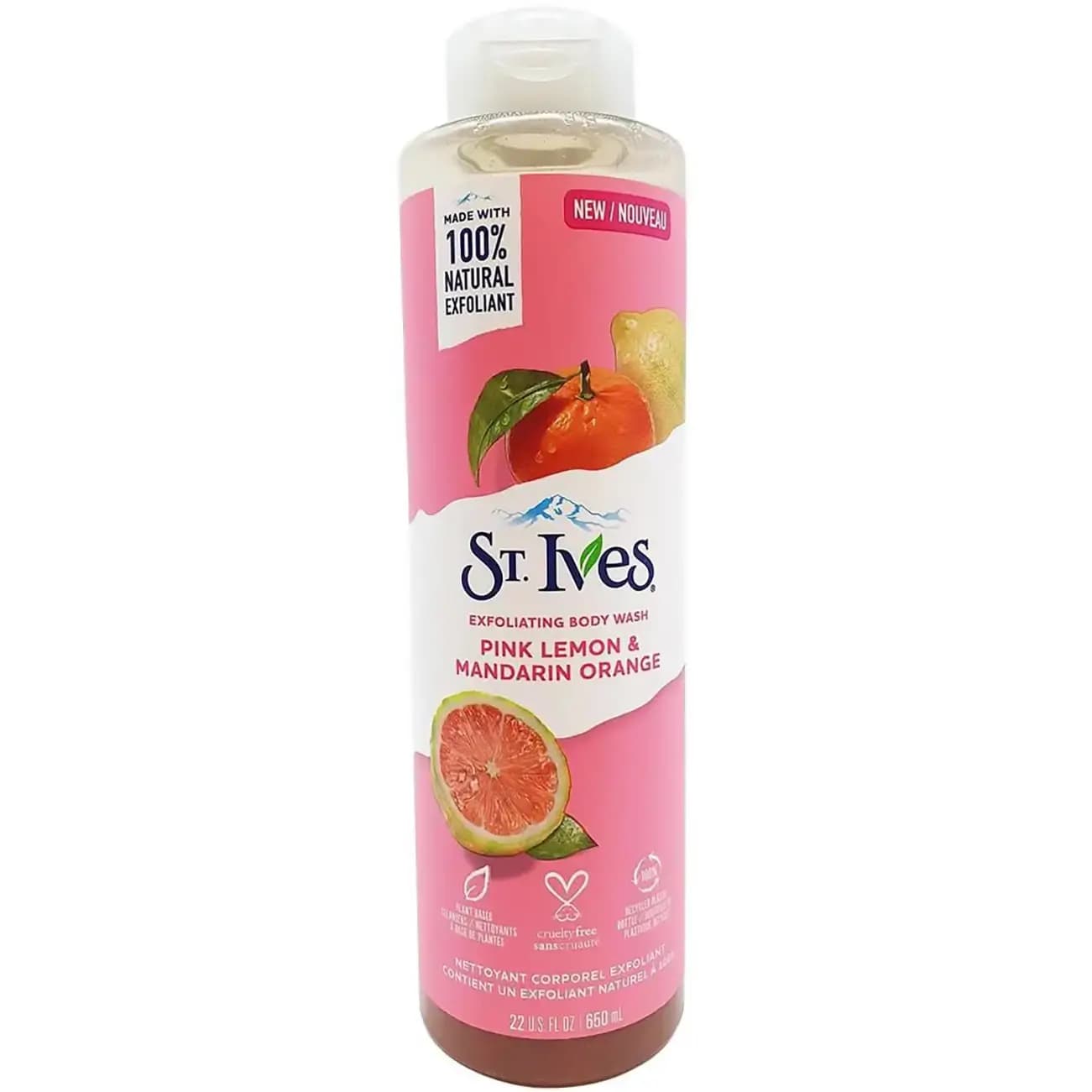 شامپو بدن سینت ایوز مدل لیموی صورتی (St. Ives Pink Lemon) حجم ۶۵۰ میلیلیتر — تصویر ۸