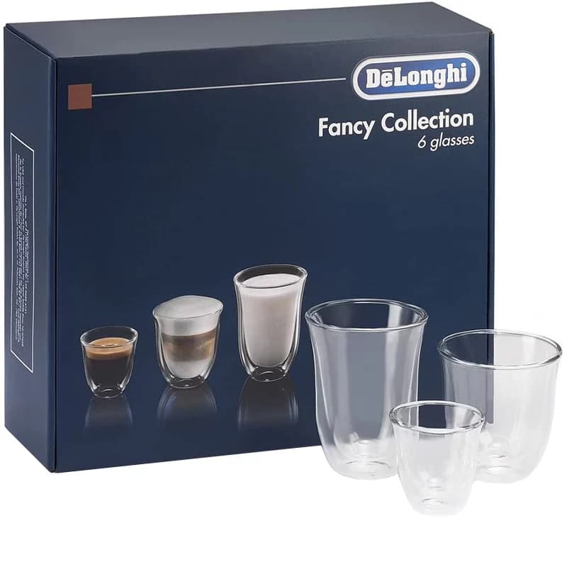 فنجان دوجداره 6 عددی دلونگی ترکیبی مدل Fancy Collection — تصویر ۳