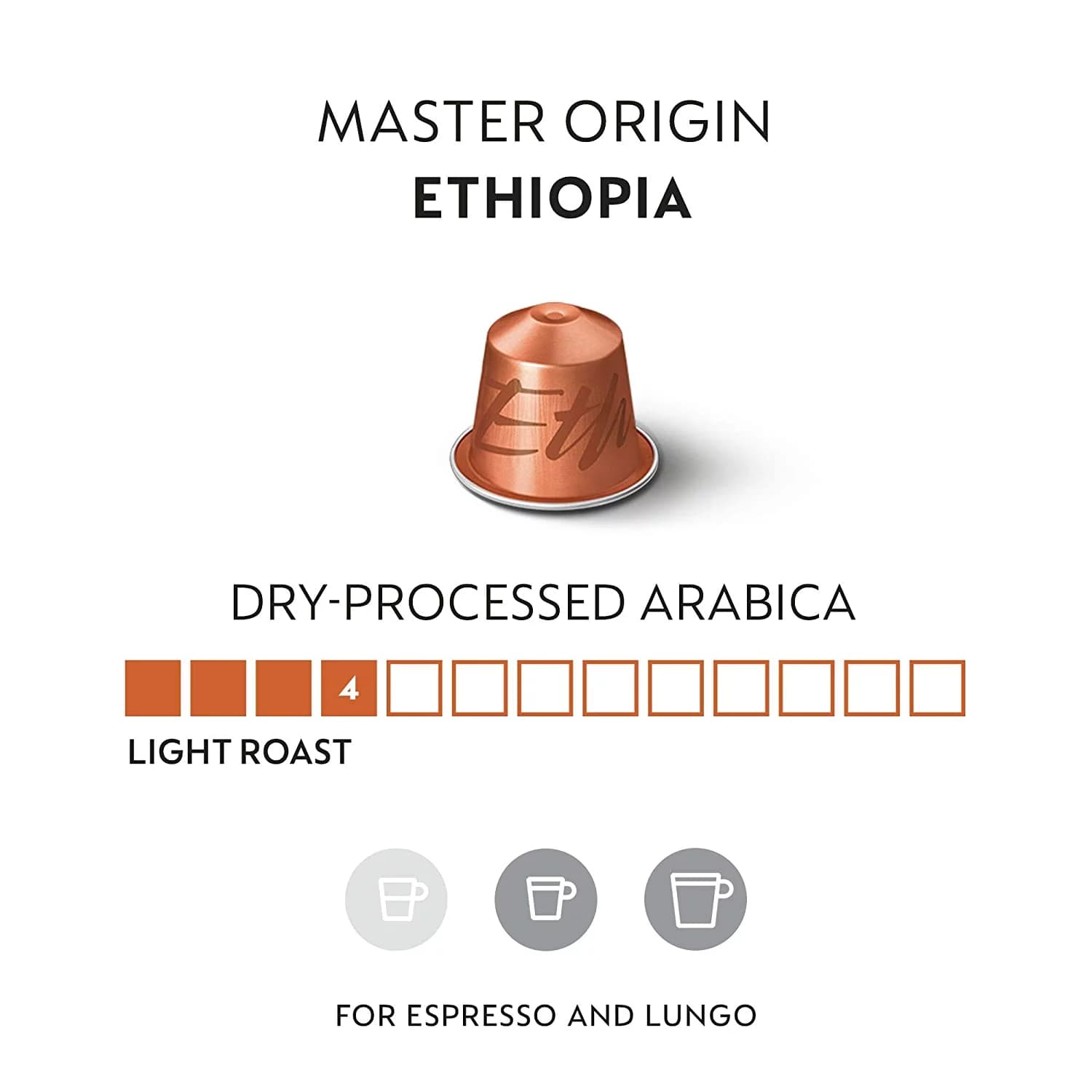کپسول قهوه نسپرسو مدل Master Origin Ethiopia — تصویر ۳