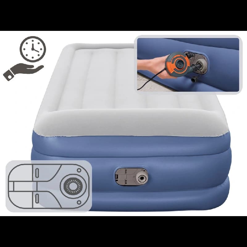 تخت بادی مسافرتی یک نفره 67628 Bestway — تصویر ۵