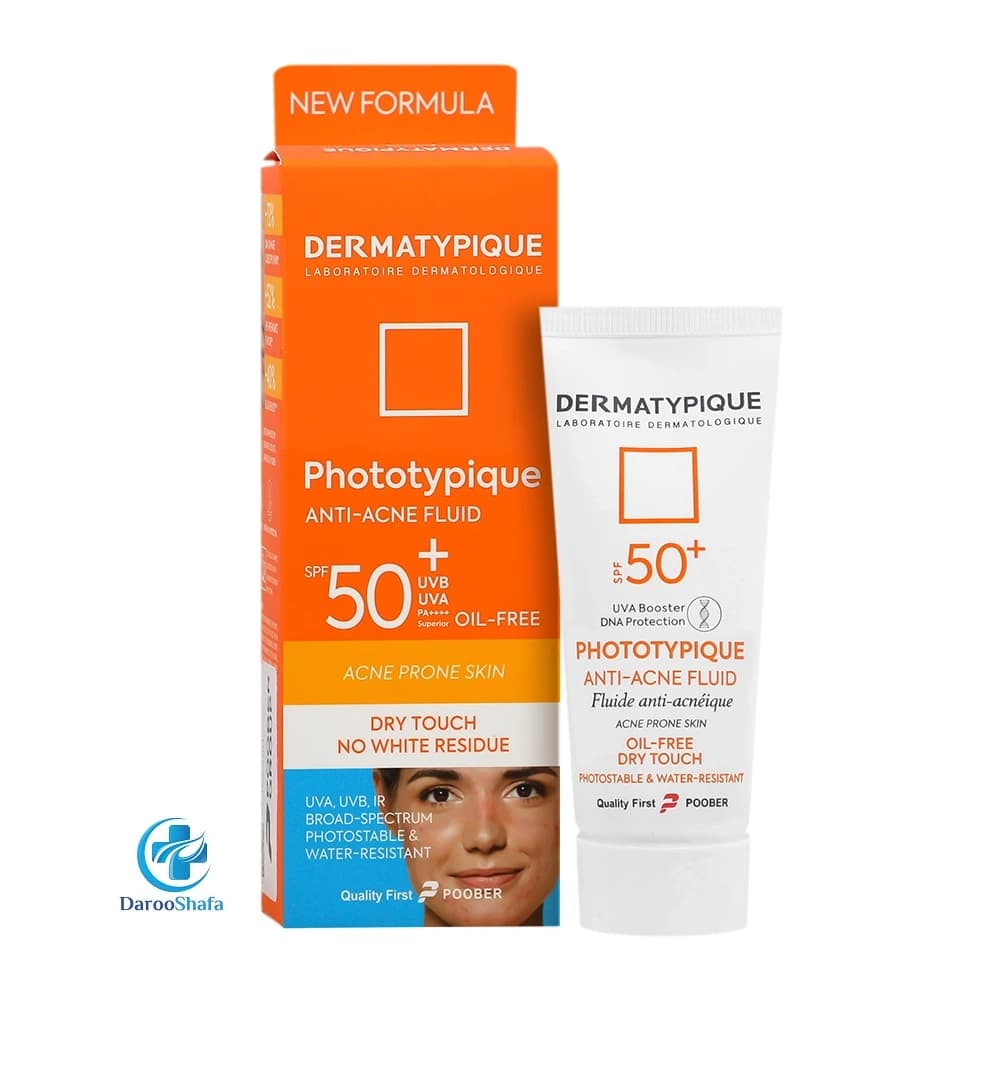 فلوئید ضد آفتاب و ضد جوش SPF 50 درماتیپیک