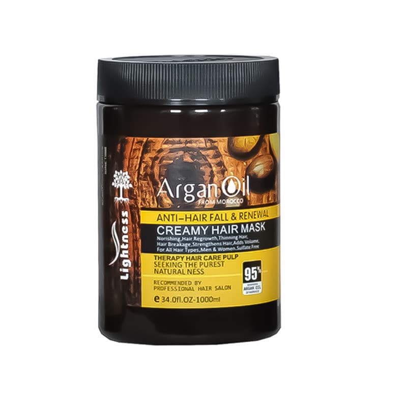 ماسک مو لایتنس مدل Argan oil آرگان {LIGHTNESS} 1000 ml