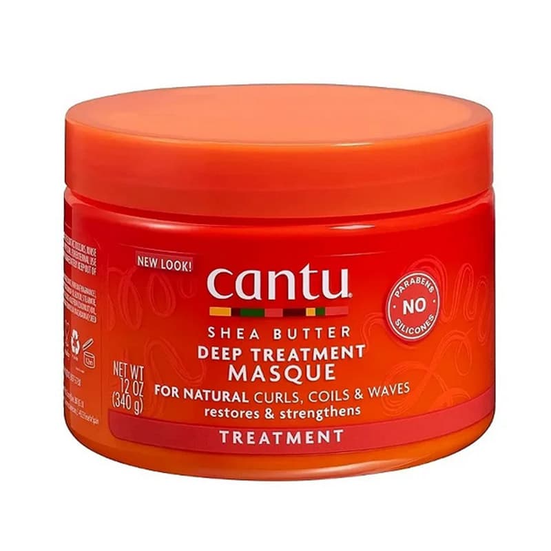 ماسک مو موی فر کانتو مدل شی باتر {CANTU} 340 ml