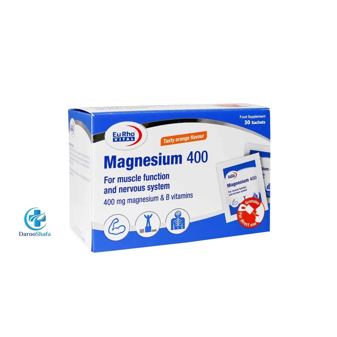 ساشه منیزیم 400 میلی گرم یوروویتال