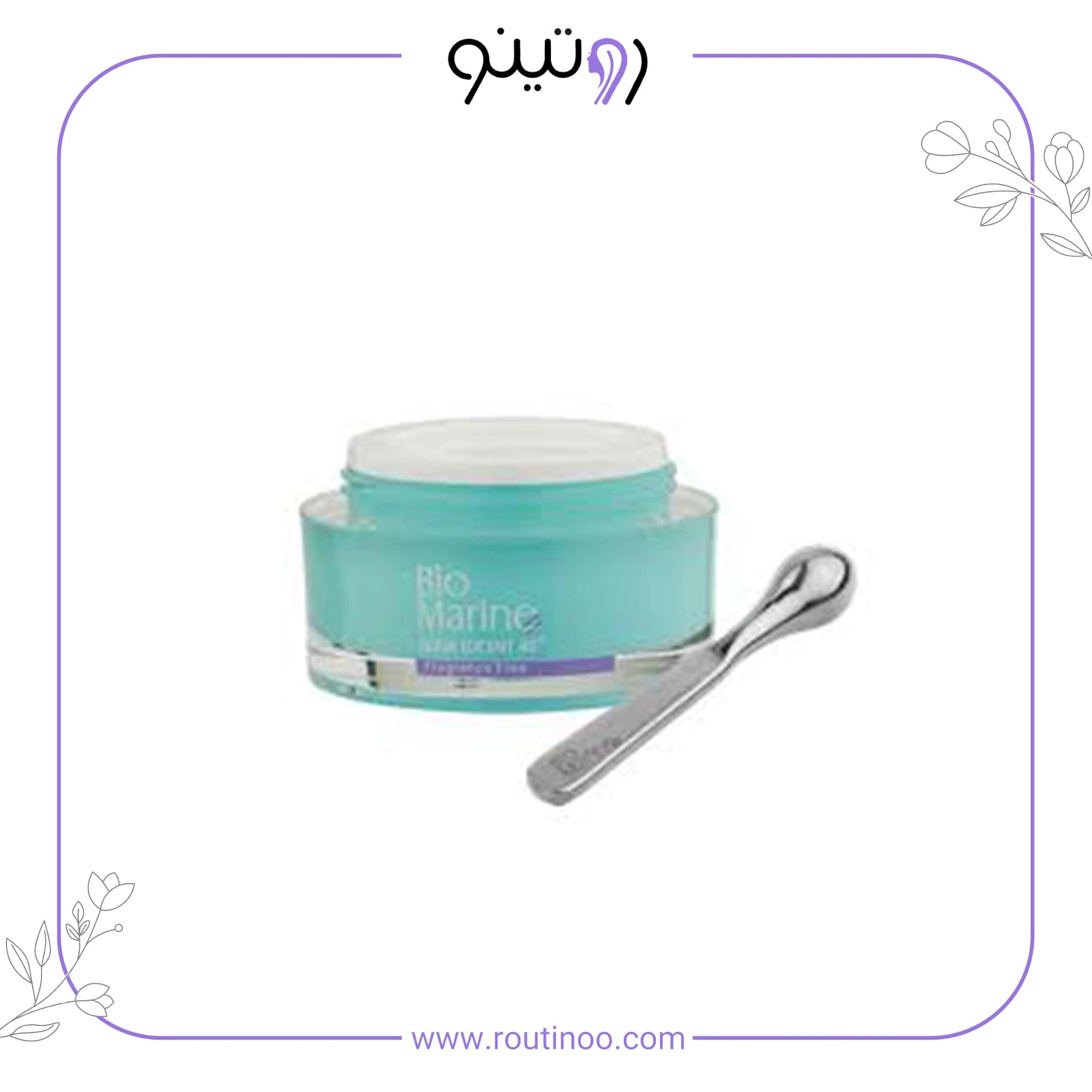 کرم دور چشم بایومارین همراه رولر ماساژ استیل