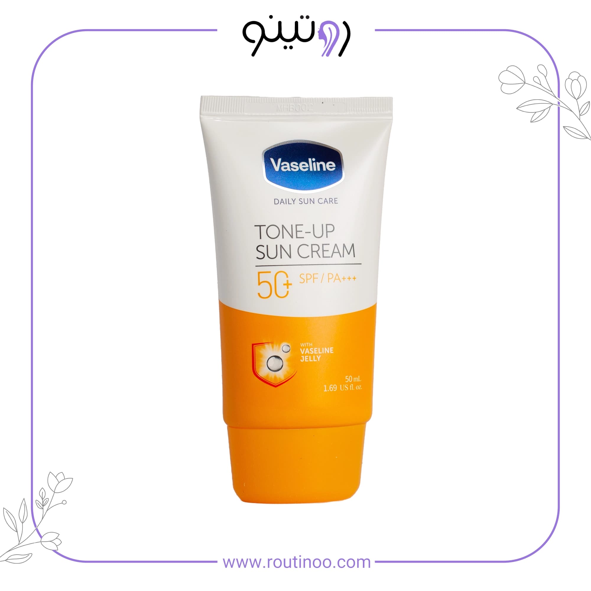 کرم ضدآفتاب وازلین مدل Tone-Up