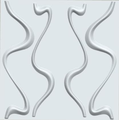 دیوارپوش سه بعدی طرح شراره HDC وارداتی