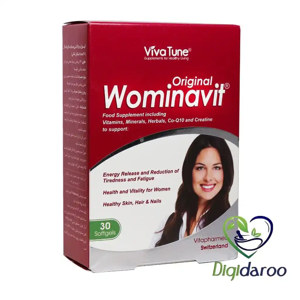 سافت ژل ومیناویت (Wominavit) اوریجینال ویواتیون 30 عددی — تصویر ۲