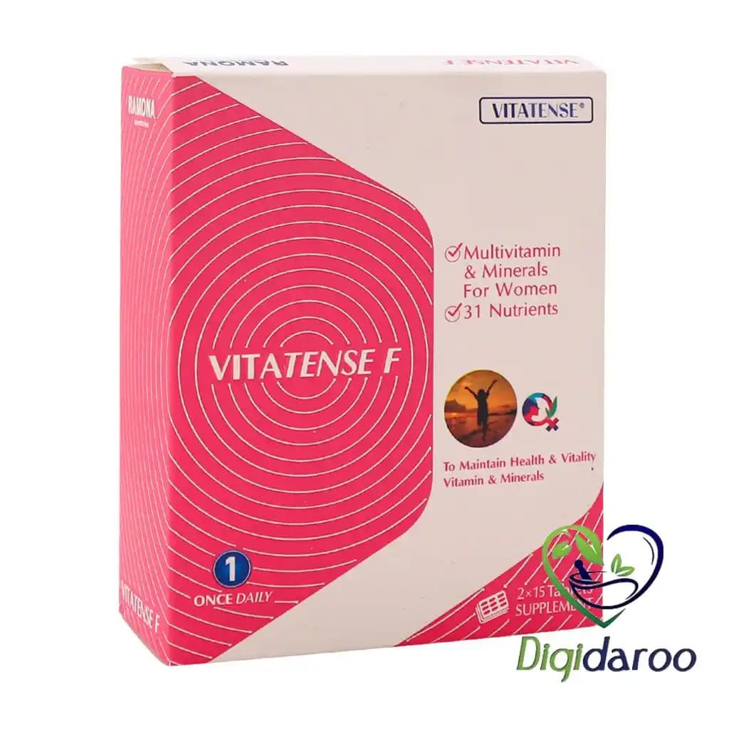 قرص مولتی ویتامین ویتاتنس اف (F) رامونا مخصوص بانوان 30 عددی