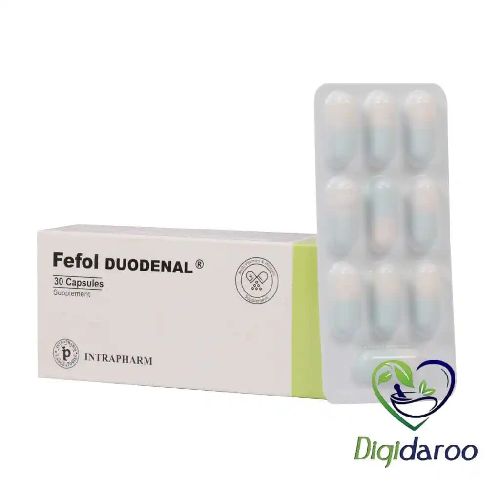 کپسول ففول دئودنال (Fefol Duodenal) اینترافارم 30 عددی — تصویر ۴