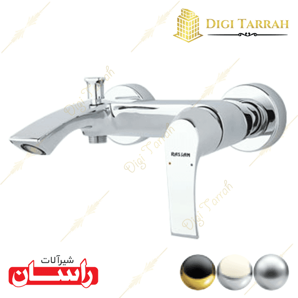 شیرآلات راسان شیر دوش لوتوس — تصویر ۵