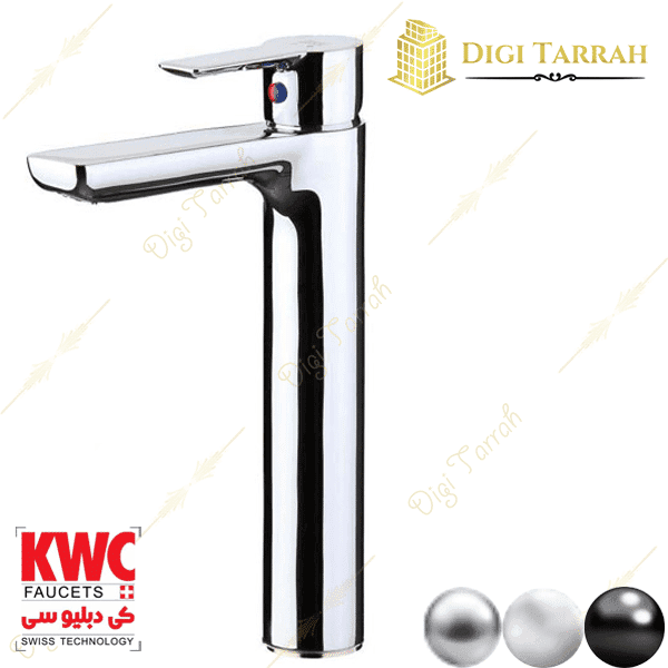 شیرآلات kwc شیر روشویی پایه بلند ریتا — تصویر ۳