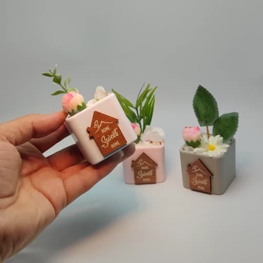 گل تزئینی دکوری 3عددی — تصویر ۶