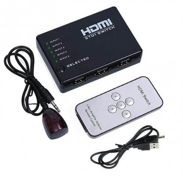 سوییچ 1 به 5 HDMI