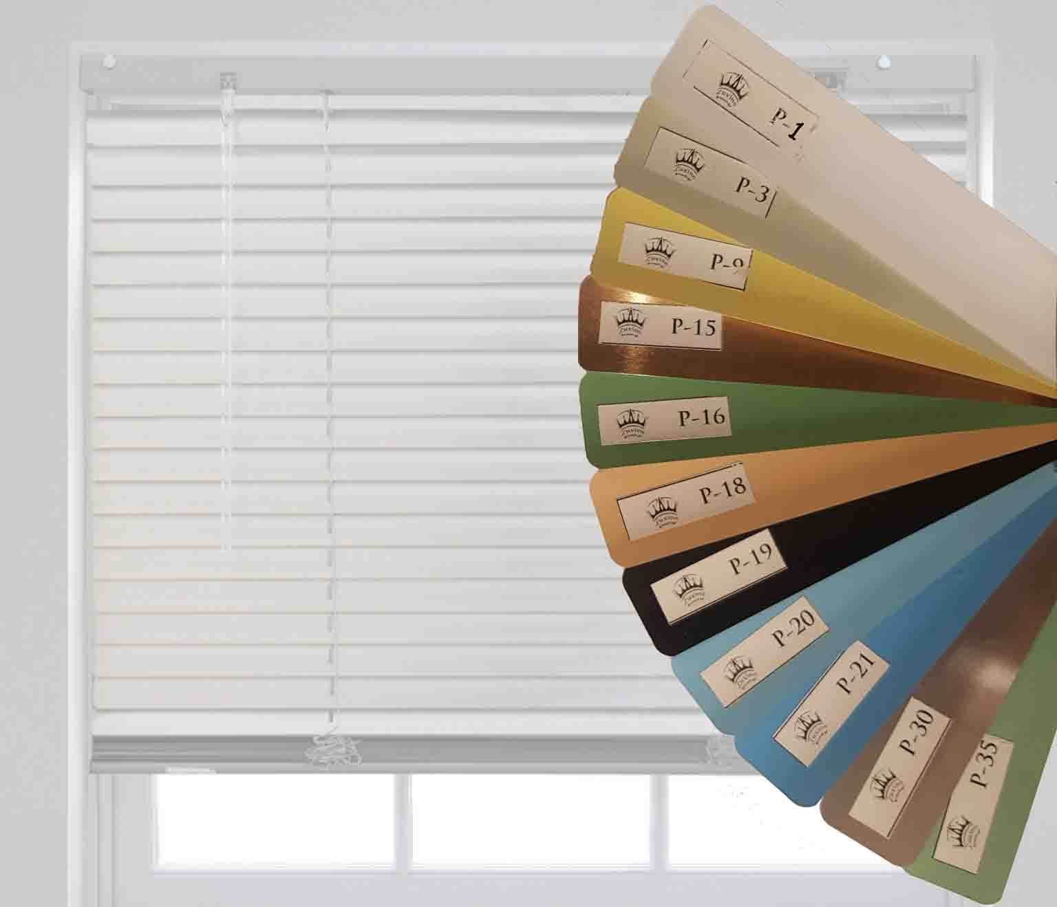 پرده کرکره فلزی 25 میل طرح ساده رنگ طوسی روشن لوکسینو کد P-38 — تصویر ۱۱
