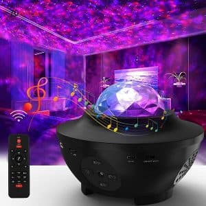 پروژکتور رقص نور کهکشانی و اسپیکر مدل Starry Projector ا Starry Projector Light With Laser And Speaker
