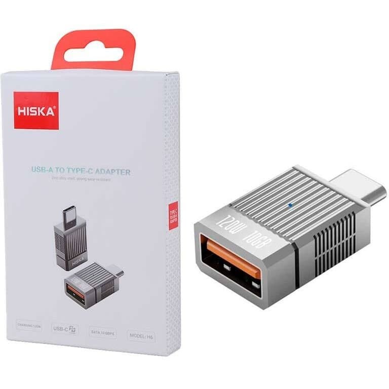 مبدل OTG USB به USB-C هیسکا مدل H6 — تصویر ۹