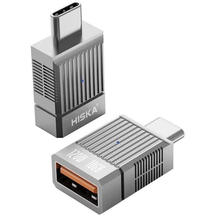 مبدل OTG USB به USB-C هیسکا مدل H6 — تصویر ۷