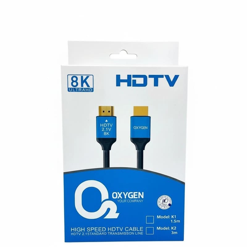 کابل HDMI اکسیژن مدل K1 طول 1.5 متر 8K — تصویر ۵