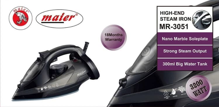 اتو بخار مایر MR-3051 ا MAIER — تصویر ۳