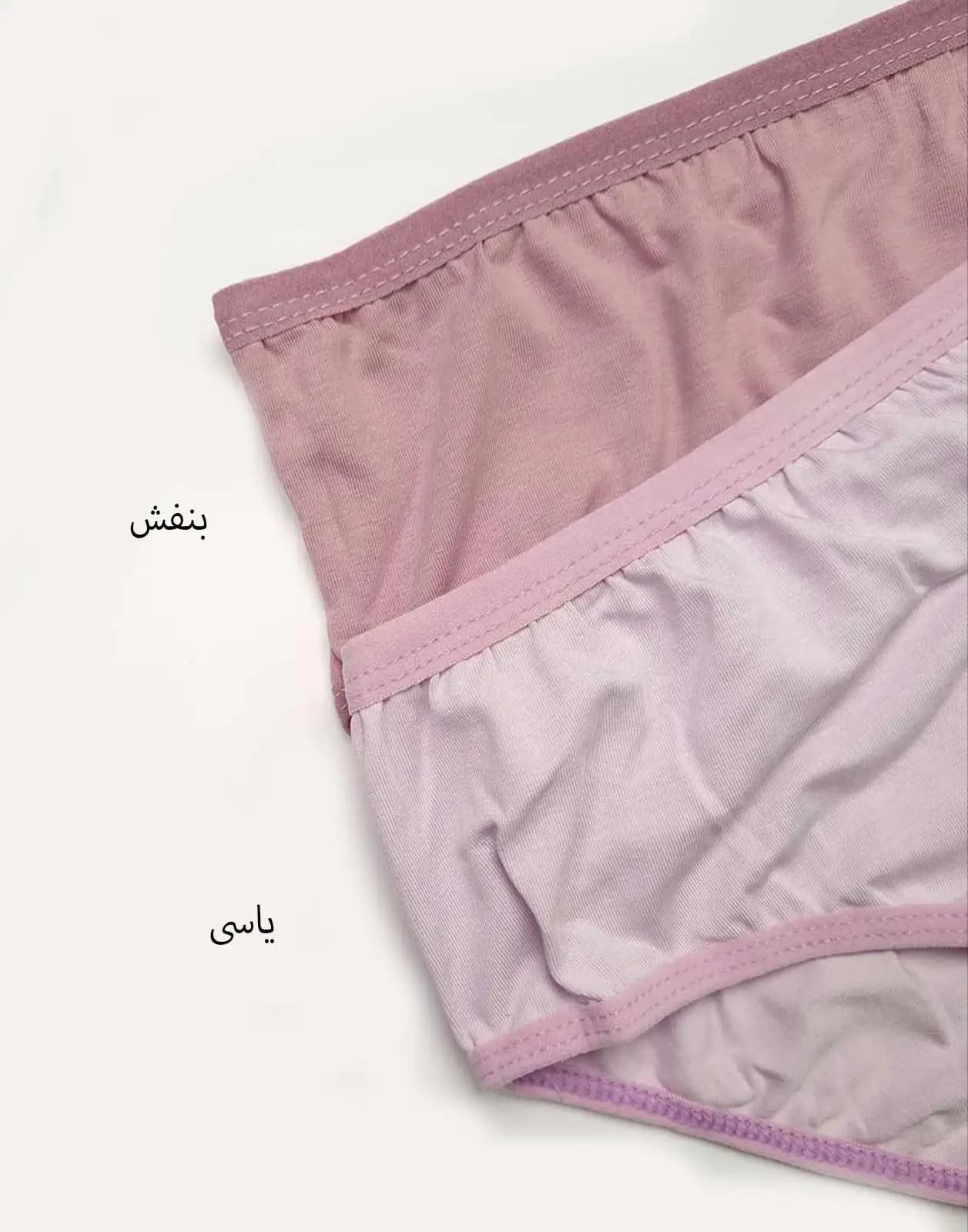 شورت پشت چاپ نخی زنانه غزل سیلکا — تصویر ۸