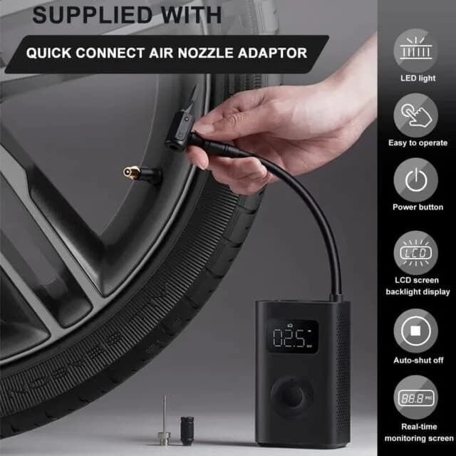 کمپرسور هوا شیائومی مدل Xiaomi Air Compressor 2 MJCQB06Q75 — تصویر ۶