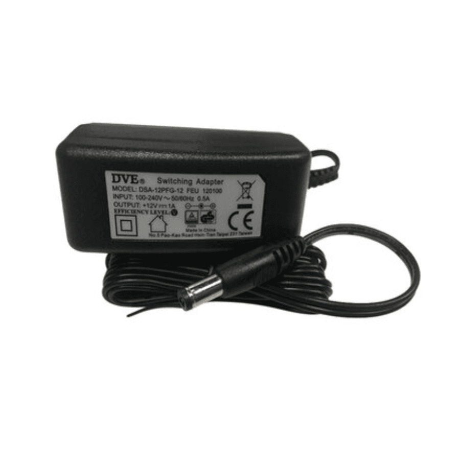 آداپتور 12 ولت 1 آمپر دیواری 12V-1A مارک DVE — تصویر ۴