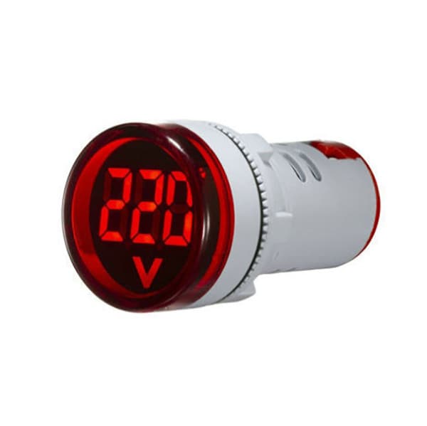 ولتمتر چراغ سیگنالی گرد AC500V
