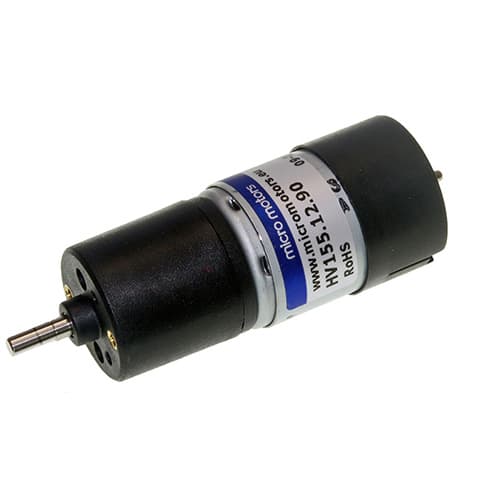 موتور گیربکس 12 ولت 600RPM مارک Micro Motor مدل HV155