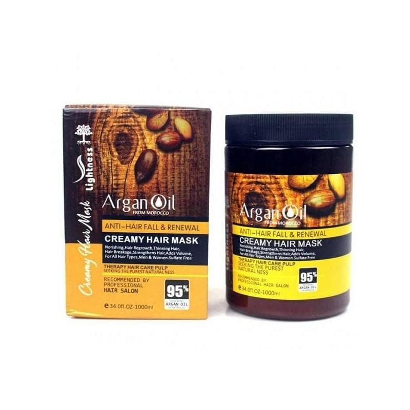 ماسک مو لایتنس Lightness حاوی روغن آرگان حجم 1000 میل